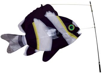 Pk Swimming Fish Black & White