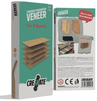 Creaskate - Feuilles de Bois Standard Fingerboard - 3 Boards